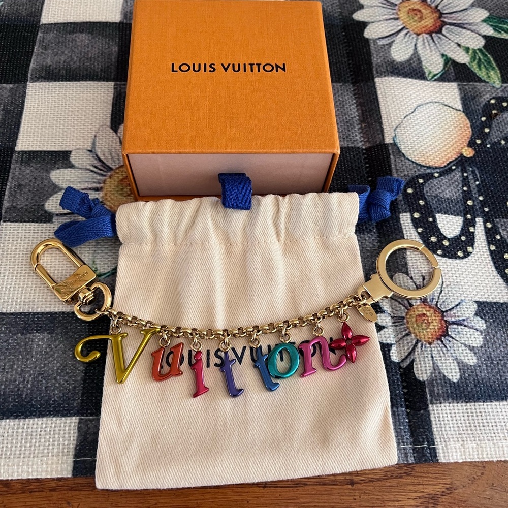 SOLD-Louis Vuitton Vibrant Multicolor bag charm/keychain